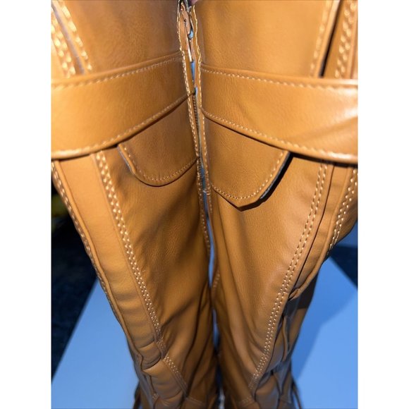 Bucco Capensis Fashion Riding Boots, Tan Brown Womens Size 9 EUC Holiday Ready - Picture 7 of 12